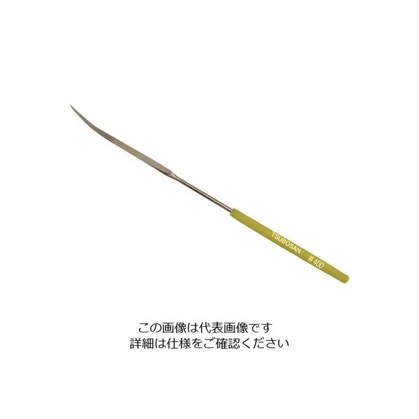 ツボサン ダイヤモンドヤスリ 片コテ 三角 #400 TDSA40J 1本 852-9142（直送品）