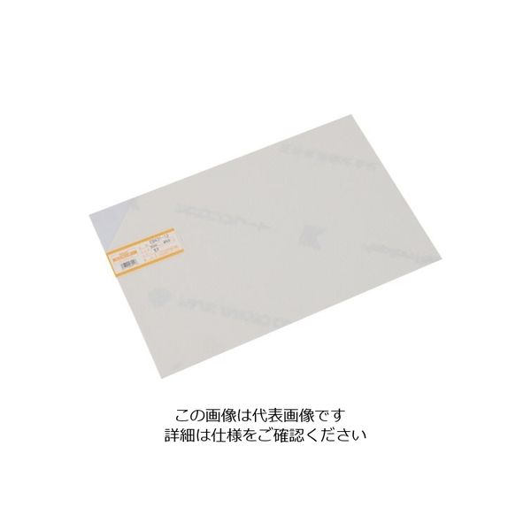 光 エンビ板 乳白半透明 1×300×450mm EB431-12 1個(1枚) 849-4045（直送品）