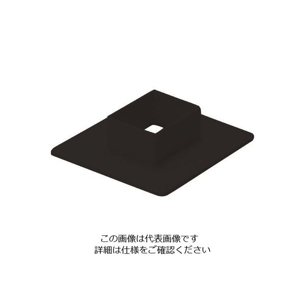 マサル工業 マサル 屋外用エムケーダクト付属品 フランジ 3号 ブラック MDF3W 1個 130-8837（直送品）