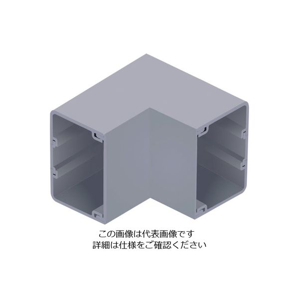 マサル工業 マサル エムケーダクト付属品 内マガリ 7号200型 グレー MDU7201 1個 120-1966（直送品）