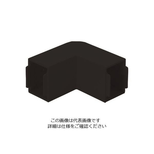 マサル工業 マサル 屋外用エムケーダクト付属品 内外マガリ 0号 ブラック MDK10W 1個 130-3368（直送品）