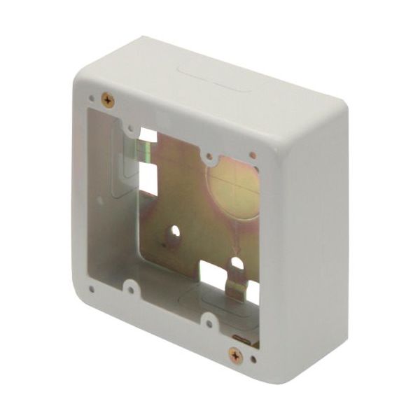 マサル工業 マサル メタルモール付属品 2個用スイッチボックス 深型 ミルキーホワイト AB4123 1個 120-9785（直送品）