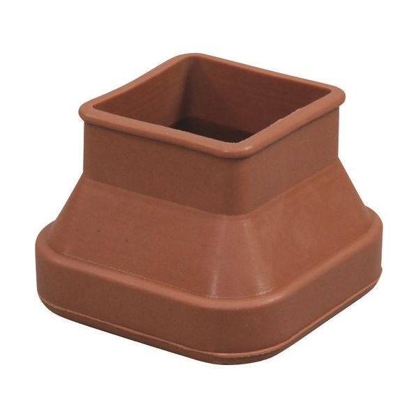 光 フリーサイズゴム脚キャップバラ茶角30~40mm B-F4-3401 1セット(100個) 215-4340（直送品）