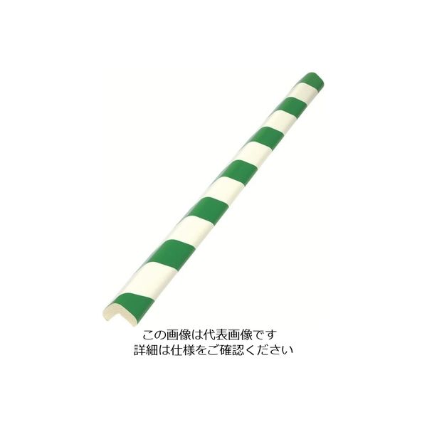 カーボーイ 安心クッション L字型900mm 大 グリーン/ホワイト AC101 1本 854-7752（直送品）