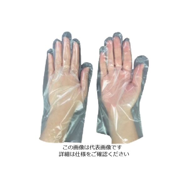 オカモト イージーグローブ723ポリLD内エンボス M 100枚入 723M 1セット(5000枚:100枚×50袋) 808-1165（直送品）