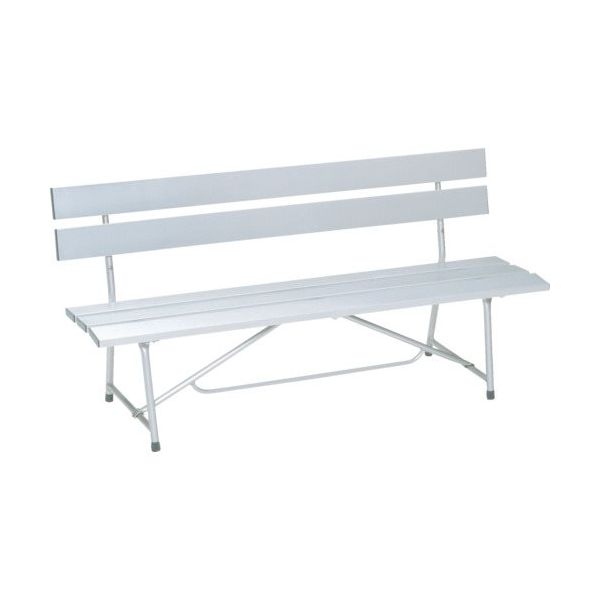 テラモト ベンチ NSCー1500 (背付) BC-597-007-0 1台 781-6286（直送品）