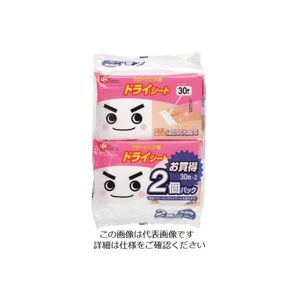 レック LEC ドライシートフローリング用30枚2個パック SS-247 1セット(600枚:60枚×10パック) 198-5340（直送品）