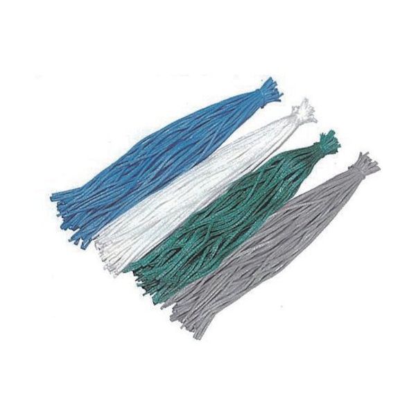 萩原工業 萩原 シート用組紐 60cm 白 5000本入 KUMIHIMO5000W 1ケース(5000本) 114-5400（直送品）