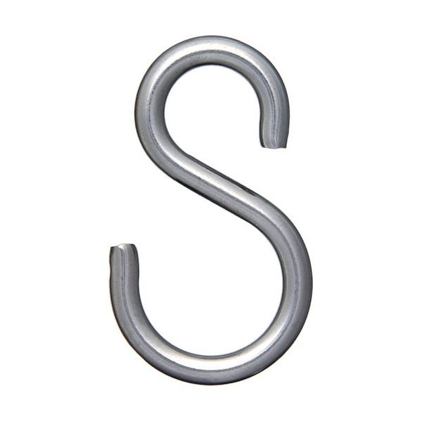 ニッサチェイン ステンレス Sフック 4.8×43mm(100個入) SSH48 1 ニッサチェイン ステンレス Sフック 4.8×43mm(100個入) SSH48 1