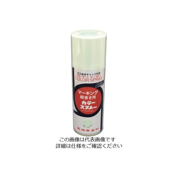 シントーファミリー シントー マーキングカラースプレー(細書) ホワイト 300ML 3052-0.3 1セット(48缶) 851-1900（直送品）