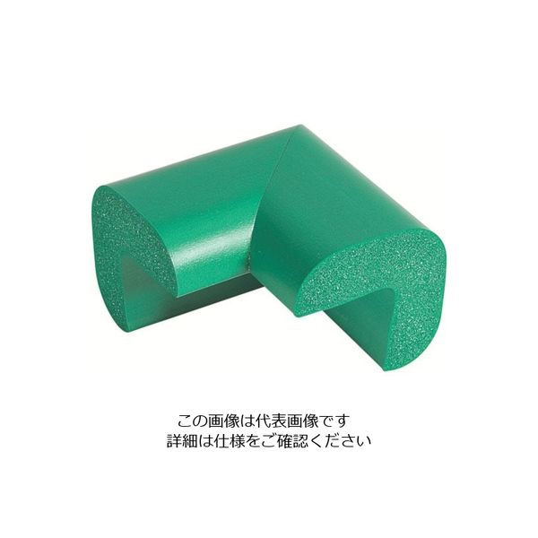 カーボーイ 安心クッション コーナー用 大 油面接着仕様 グリーン AC-20YS 1個 854-7793（直送品）