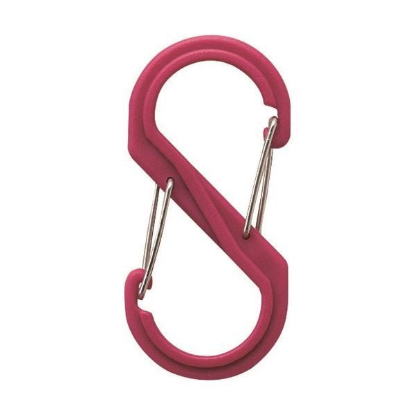 アイテック 光 S型カラビナ 小 ピンク B-KRSA61-3 1セット(5個) 112-9557（直送品）