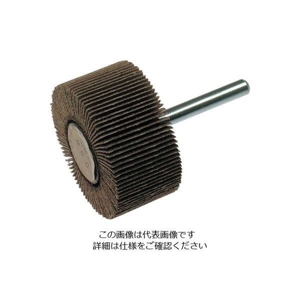 柳瀬 ヤナセ 軸付フラップホイール 10x10x3 #80 UF101035 1セット(10本) 812-6772（直送品）