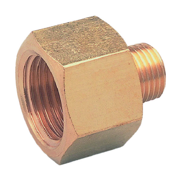 アソー ASOH 異径内外ソケット PT1/8外XPT3/8内(RoHS) NF-1013R 1個 195-3906（直送品）