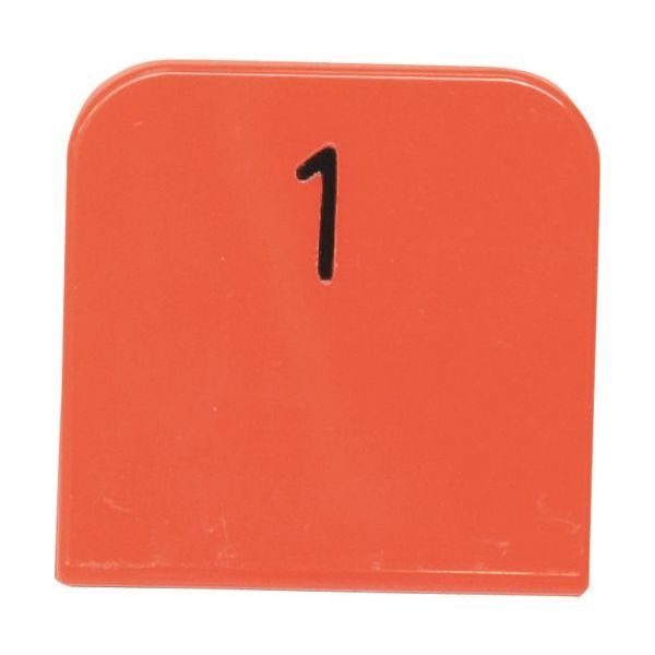 光 親子札 赤 1~50 KF969-1A 1箱(50組) 216-2144（直送品）