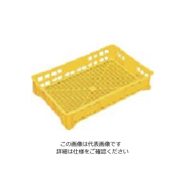 岐阜プラスチック工業 リス トレーコンテナーTー33 238623 黄 T-33 Y 1個 868-7183（直送品）