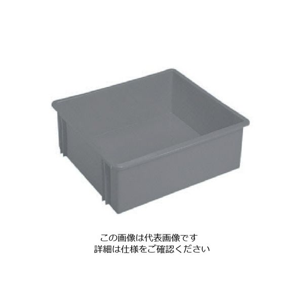 三菱ケミカル ヒシ C型コンテナ グレー C-30 GY 1個 106-0499（直送品）