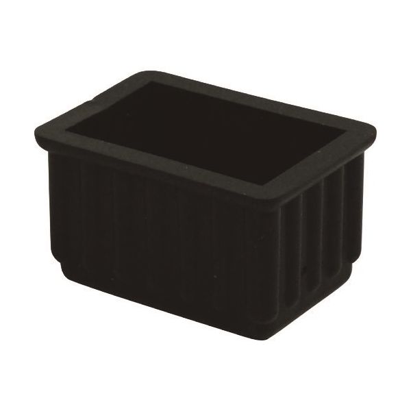 光 イス脚キャップバラ黒23×36×25mm B-BE-23-302 1セット(200個) 216-2220（直送品）