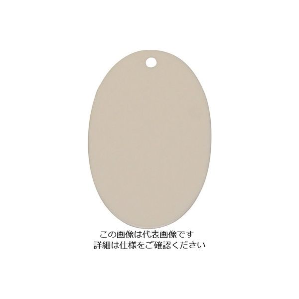 光 小判札 アクリル ホワイト KF35-7 1セット(50枚) 215-4328（直送品）