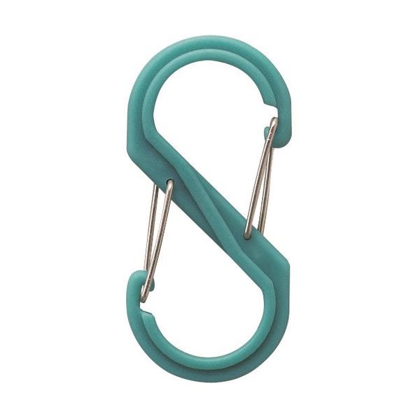 アイテック 光 S型カラビナ小ターコイズ KRSA61-7 1セット(5個) 215-4249（直送品）