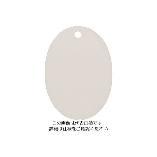 光 小判札 アクリル ホワイト KF30-7 1セット(50枚) 215-5904（直送品）