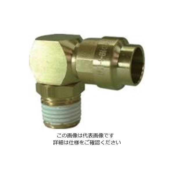 千代田通商 チヨダ ファイブHタイプメイルエルボ12mm・R1/2 HB-12-04ML 1個 808-2860（直送品）