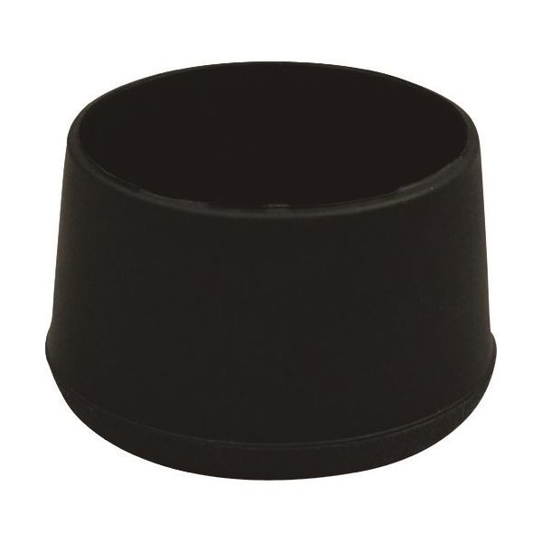 光 イス脚キャップバラ 黒丸 48mm B-BE-0-482 1セット(50個) 216-2152（直送品）
