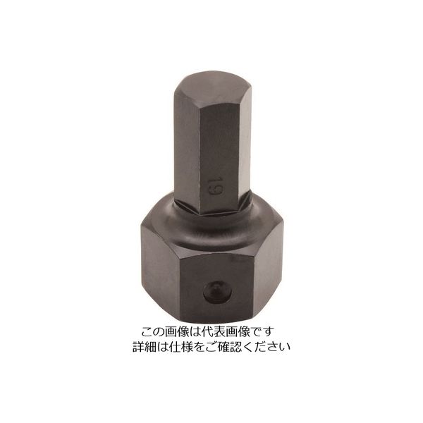 旭金属工業 ASH 打撃六角棒スパナ19mm交換用ビット DAT1900 1丁 225-9951（直送品）