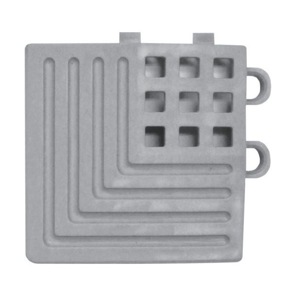 テラモト タッチマット2専用ふち 角ふち 灰 MR-064-690-7 1個 782-4947（直送品）