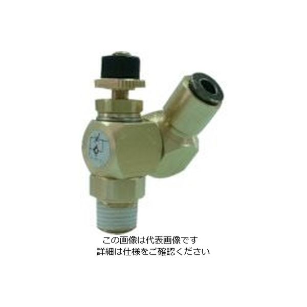 千代田通商 チヨダ フジスピードコントローラβ(金属)メーターイン 4mm・R1/8 B4-01SC-I 1個 808-2495（直送品）