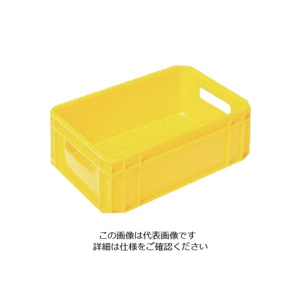 三菱ケミカル ヒシ 乳業用コンテナ 黄 MM-40 Y 1個 106-0428（直送品）