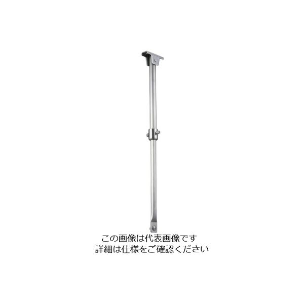 岡田装飾金物 岡田 カーテンレール ベンダーステン伸縮吊棒400(250~400mm) 19Y86 1セット 868-6777（直送品）