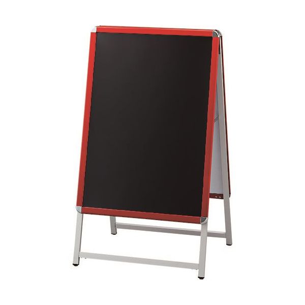 光 ポスターパネルスタンドA1用レッド PSTD-117 1台 215-4334（直送品）
