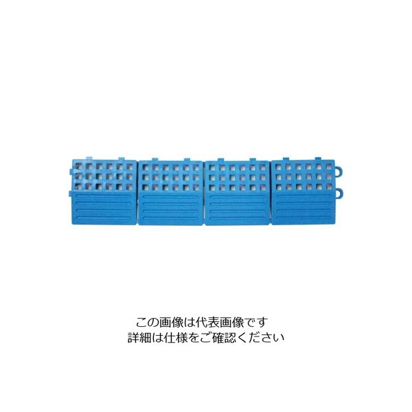 テラモト タッチマット2専用ふち 中ふちオス 青 MR-064-693-3 1個 782-4971（直送品）