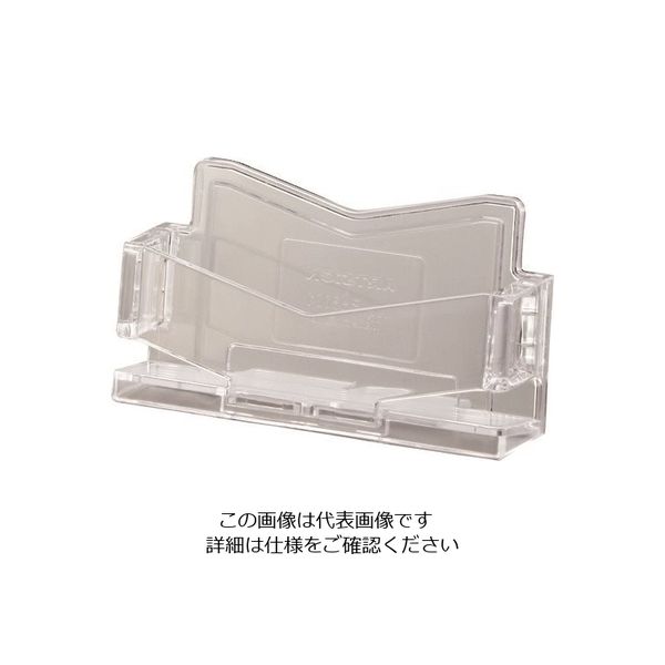 光 名刺ホルダー 1段 透明 CSM1-1 1セット(48個) 112-9604（直送品）