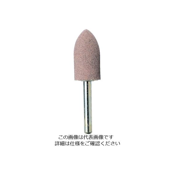 柳瀬 ヤナセ 軸付砥石(PA)砲弾型 19×38×6 PA19CA 1本 812-2770（直送品）