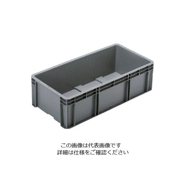 岐阜プラスチック工業 リス TP規格コンテナーTPー362 グレー TP-362 GY 1個 868-7191（直送品）