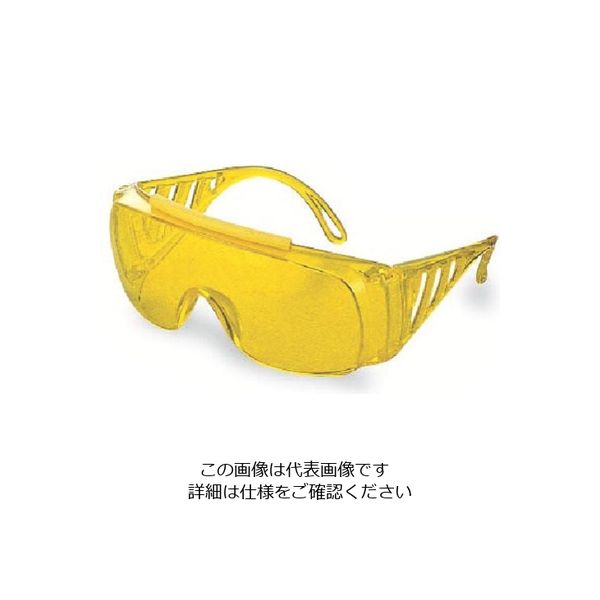 山本光学 YAMAMOTO 一眼型セーフティグラス レンズ色イエロー 338YEL 1個 812-1944（直送品）