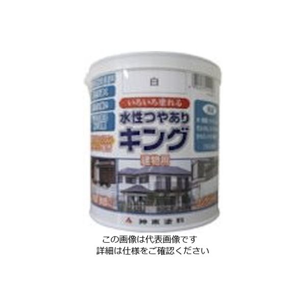 シントーファミリー シントー 水性つやありキング ピンク 0.7L 4454-0.7 1セット(6缶) 851-2053（直送品）