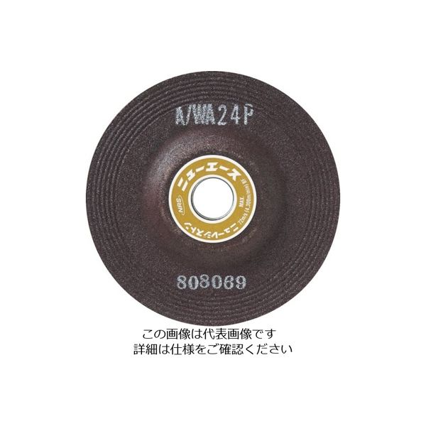 ニューレジストン NRS オフセット型研削砥石 ニューエース 205×6×22 WA24N NA2056-WA24N 1セット(10枚)（直送品）