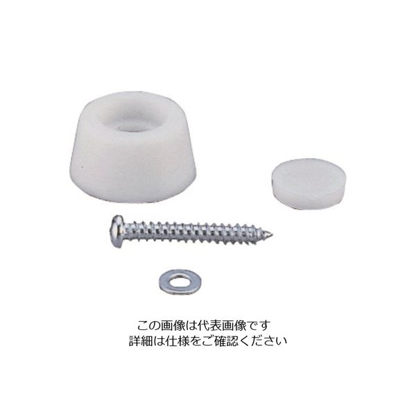 光 ゴムクッション戸当り白 バラタイプ11×22 B-GD-11-2 1セット(100個) 215-7436（直送品）