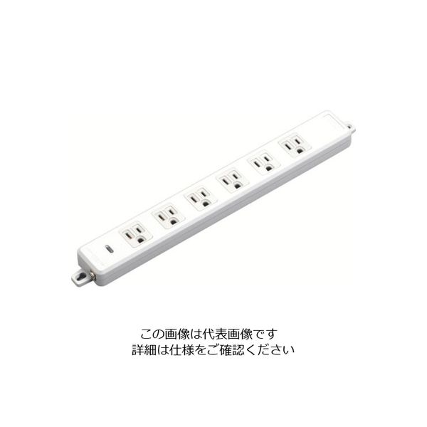 明工社 明工 OA用接地タップ6コ口コード5 MR7706TJ5 1本 802-1437（直送品）