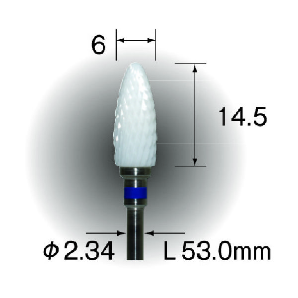 ミニター ミニモ セラミックカッター ファイン φ6 BC7013 1本 167-4511（直送品）