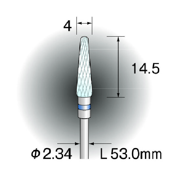 ミニター ミニモ セラミックカッター コース φ4 BC7031 1本 167-4523（直送品）