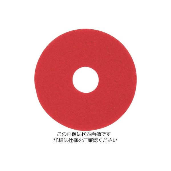 スリーエム ジャパン 3M レッドバッファーパッド 赤 280X82mm (5枚入) RED 280X82 1箱(5枚) 857-7452（直送品）