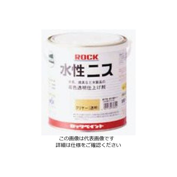ロックペイント ロック 水性ニス マホガニー 0.7L H75-0159-03 1セット(6缶) 851-2481（直送品）