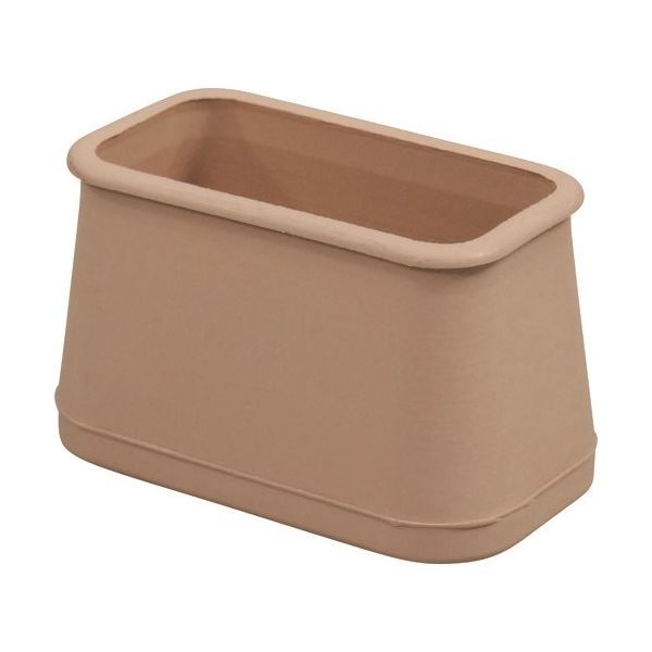 光 フェルト付フリーサイズ脚キャップバラ ベージュ 長角24×50~31×57mm B-FF-3157J 1セット(100個)（直送品）