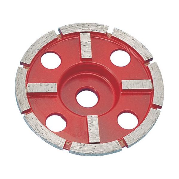 柳瀬 ヤナセ ドライカップ シングル 100x15 赤 DDR-100 1枚 812-4509（直送品）