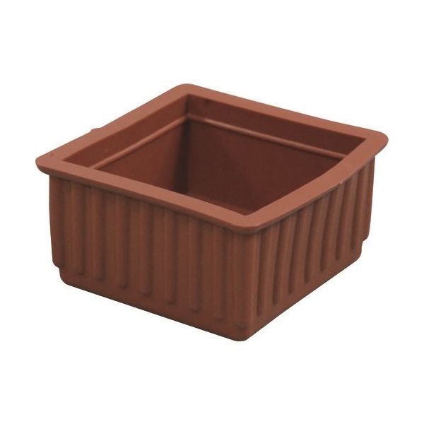 光 イス脚キャップバラ 茶角 45mm B-BE-4-453 1セット(100個) 215-4295（直送品）