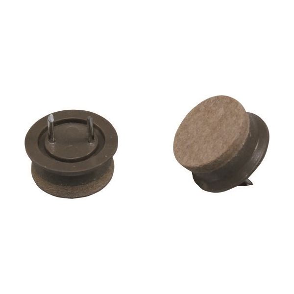 光 打込フェルトバラ ブラウン 25mm丸 B-CQ2550 1セット(200個) 215-5843（直送品）